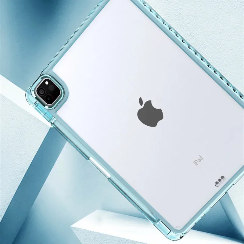 Clear Transparent Case For iPad Air Pro MINI Shockproof Soft Cases 3 4 5 6 7 8 9 10 2021 2022 9.7 10.5 11 10.9 inch Tablet Cover