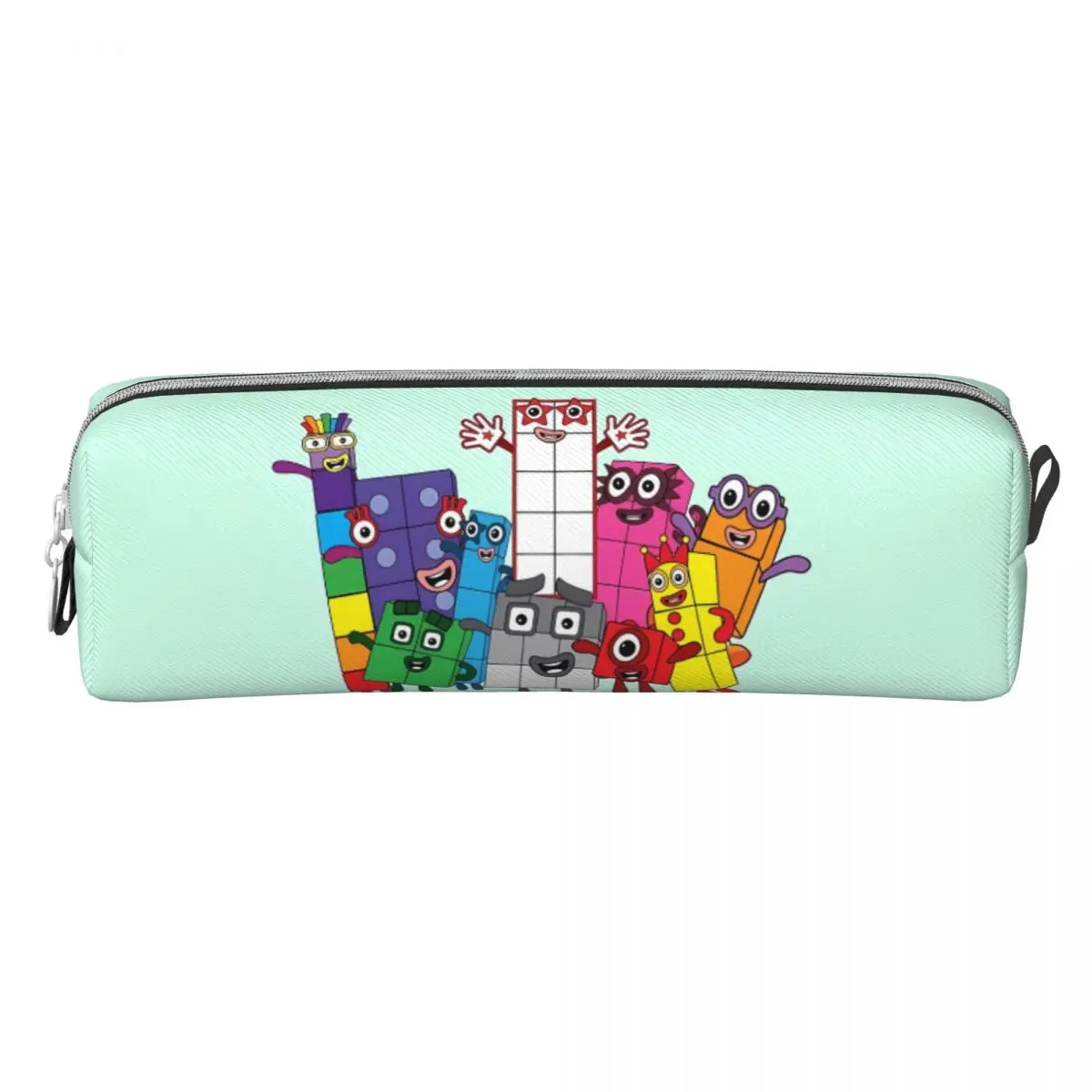 Numbers Party Pencil Case Blocked Invitation Zipper Pencil Box Students Cute College School Pencil Cases Stationery