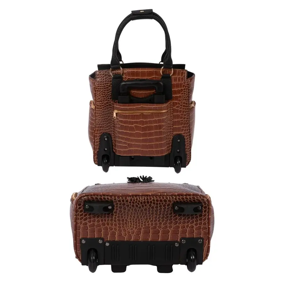 Laptop Bag for Women Designer Wheeled Briefcase Fits 1317 Laptops Office Travel Computer Case