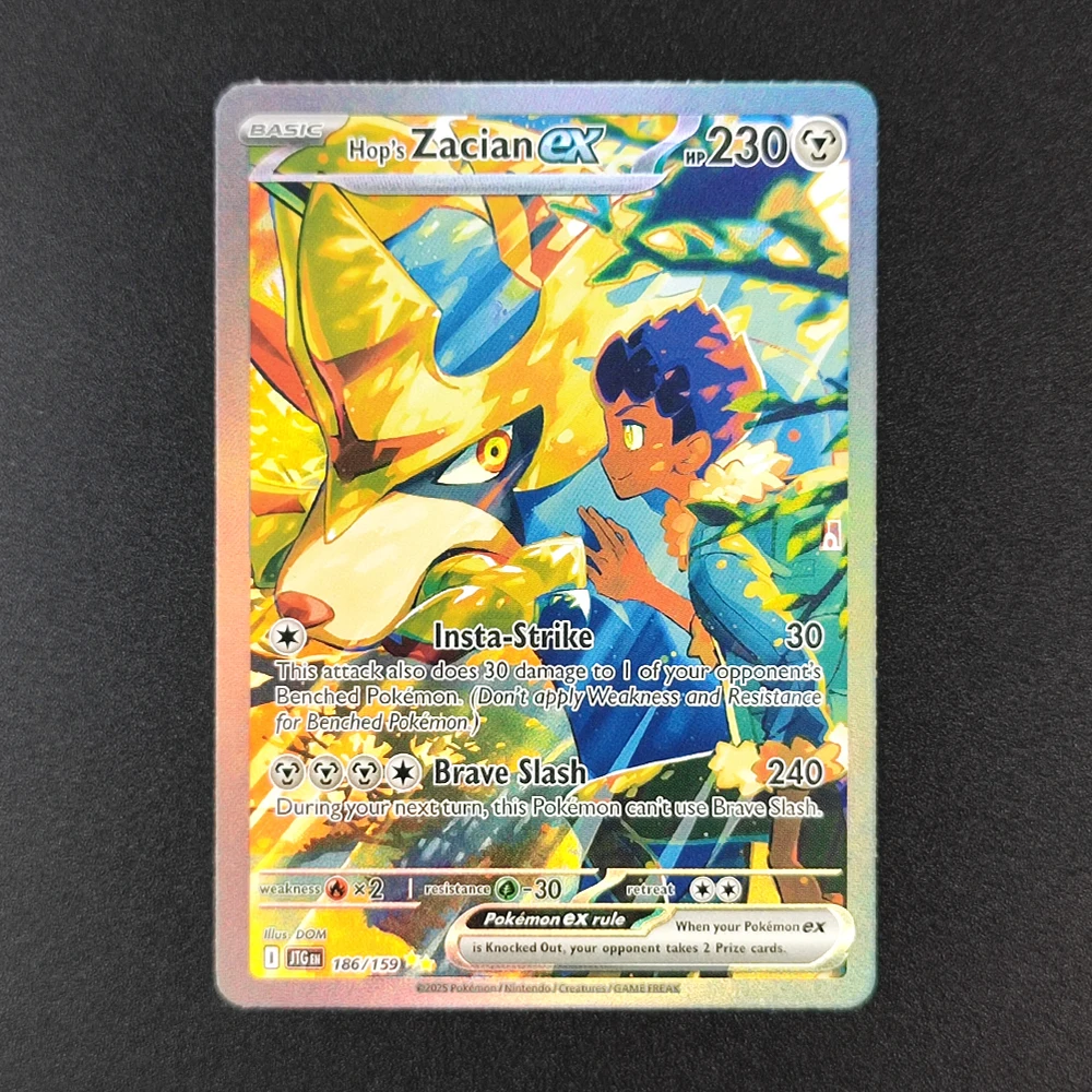 2025 بطاقة بوكيمون Ptcg الإنجليزية SV10 SV09 لعبة بطاقة التداول للمنافسين المائلة لفريق Rocket's Mewtwo Synthia's Garchomp Ethan's Ho-Oh #3