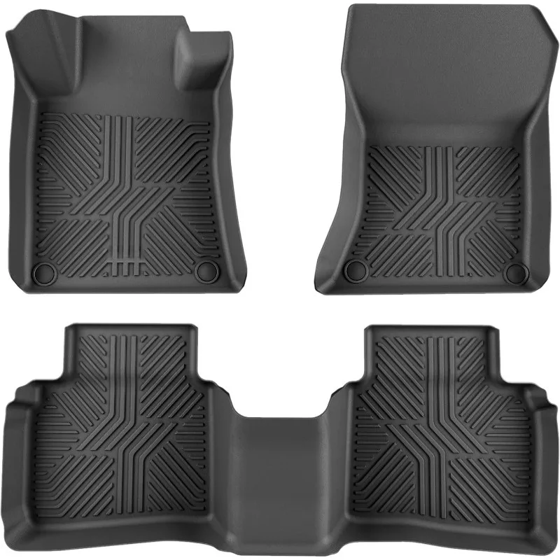 

Floor Mats for Nissan Altima 2019-2024 2025, Front & 2nd Row, TPE Rubber All Weather Protection Heavy Duty Floor Liners A