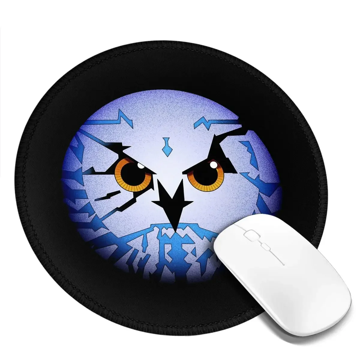 Amiga Psygnosis Owl Round Mouse Pad Computer Keyboard Mouse Mat Gaming Laptop Desk Mat Office Accessories Table Mats
