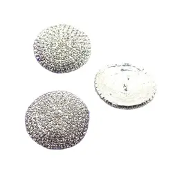 5 pz/lotto 30MM iamonte strass bottoni per la decorazione della festa nuziale capelli archi accessori nastro Flatback