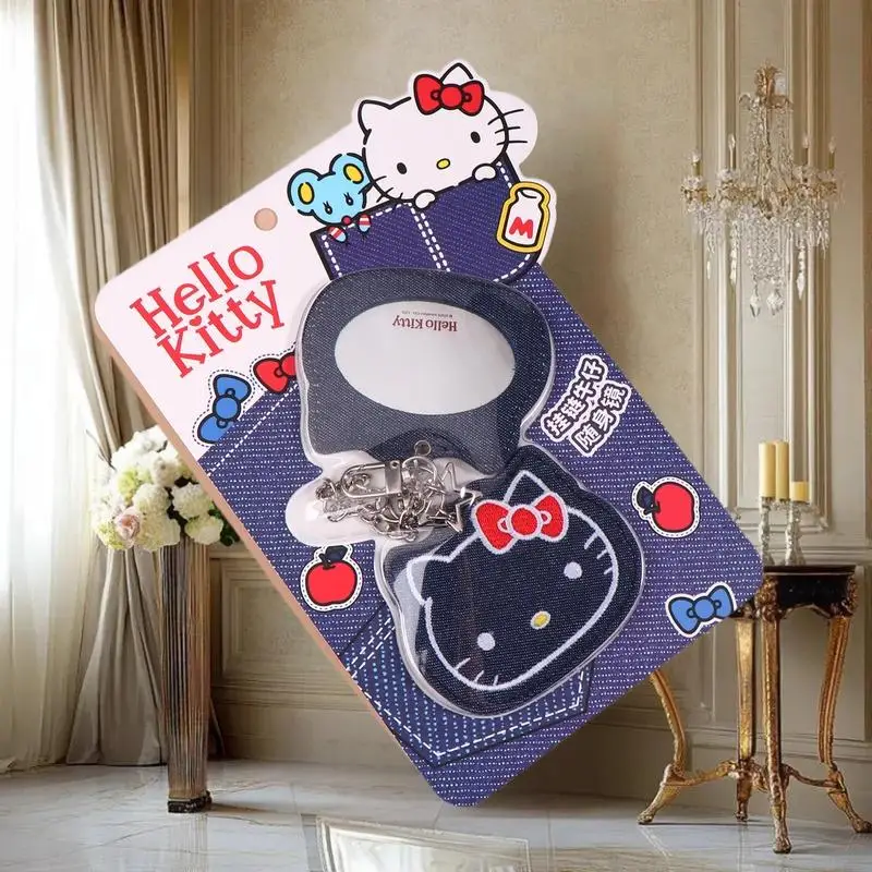 سلسلة مفاتيح مرآة هيلوكيتي الساحرة؛ ملحق حقيبة الرسوم المتحركة الرائعة، مثالي للهدايا