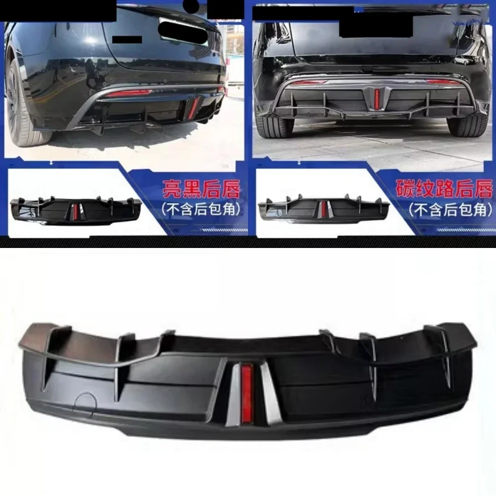

Body Kit Rear Lip Shovel Spoiler Assembly For Tesla Model Y 2019 2020 2021 Surround Auto Accessories