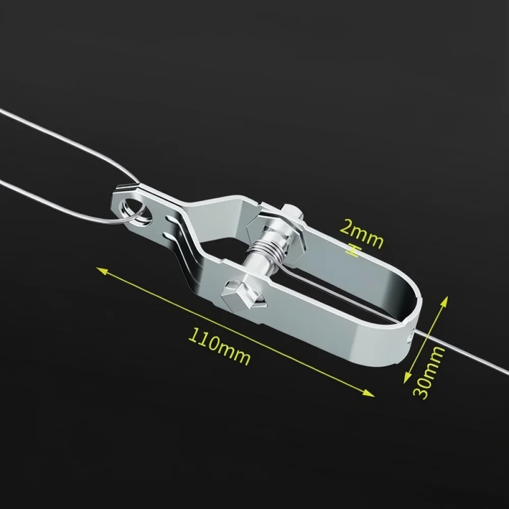 Heavy Duty Steel Wire Tensioner Galvanized Garden Fence Tightener Tool For Vineyard Greenhouse Trellis Wire Rope Fastener