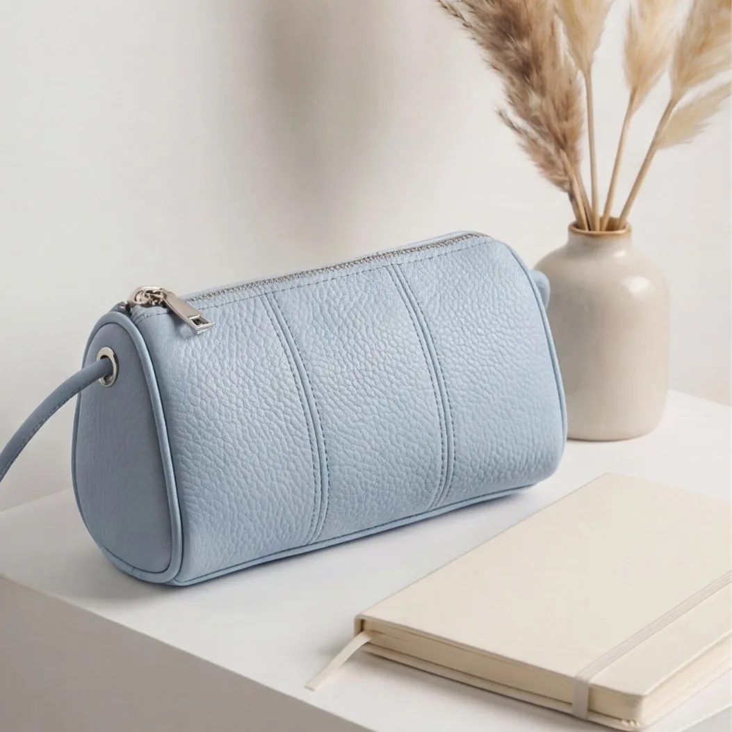 

Women's Small Bag Fashionable Adjustable Underarm Shoulder Bag Soft PU Leather Simple Round Design Crossbody Bags Ladies Handbag