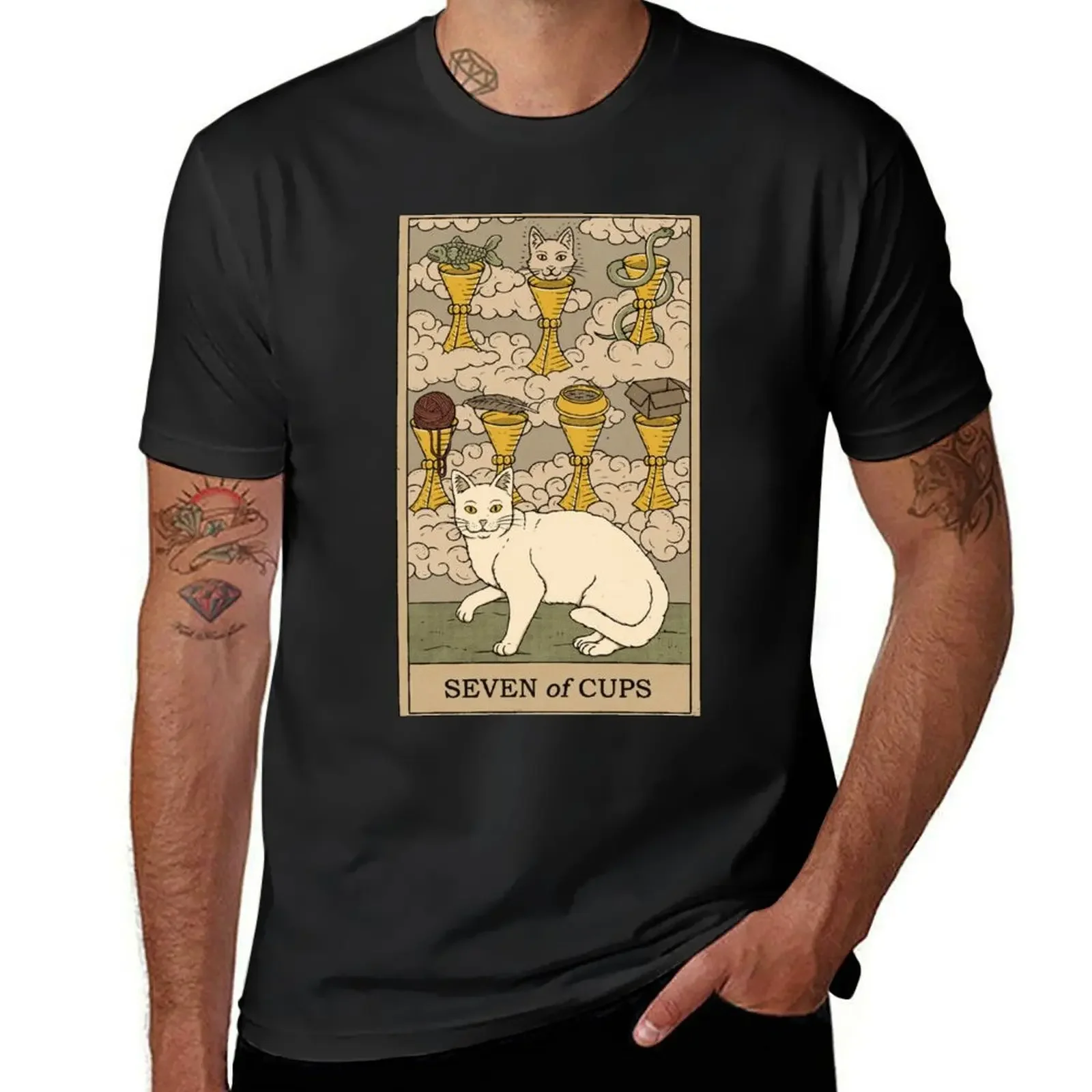 

Seven of Cups T-Shirt T-shirts oversize cheap stuff valentines boutique clothes mens t shirt