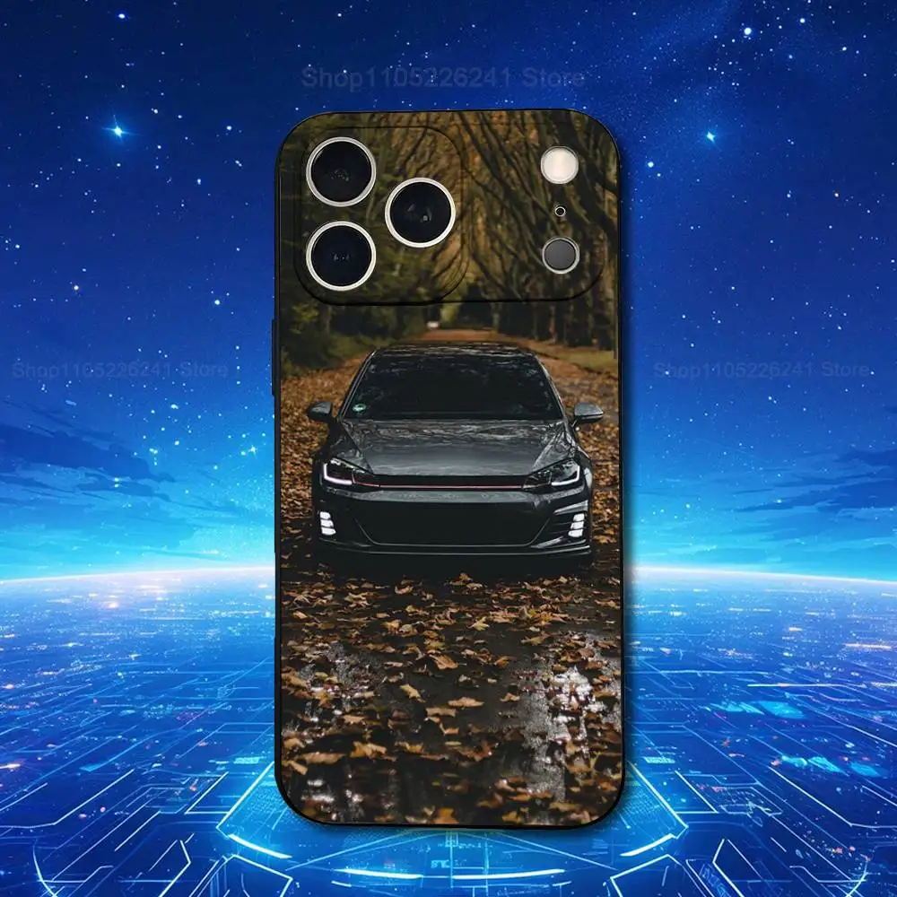 Sport G-GolF-ES G-GTI Car For iPhone 8,7,11,12,15,14,13,16,17,Plus,Pro Max,XS,X,XR,SE,Mini,Soft Silicone Black Case view 4
