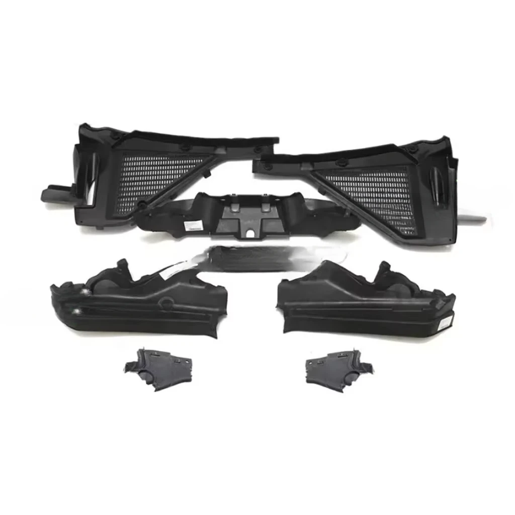 1set Car Engine Upper Partition Panel Set For  X5 X6 E70 E71 2007-2013 heat shield firewall compartment