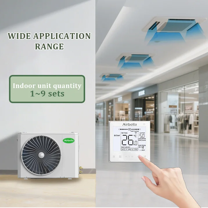 Aire Acondicionado Mini Split Inverter Inteligente de 6000 Btu con Refrigerante R410a, Silencioso, de Una Vía, 50/60hz, con Wifi Inteligente y Ahorro de Energía