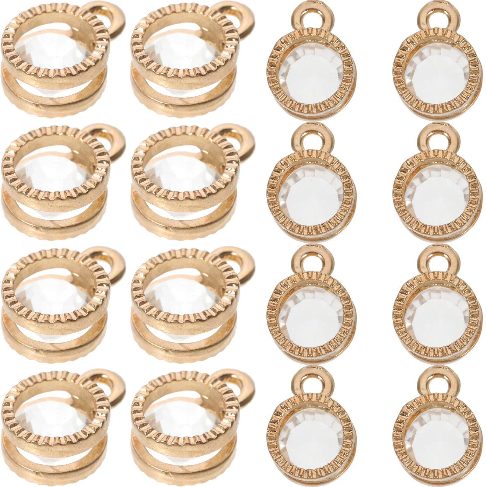 

50 шт., подвески с кубическим цирконием, подвески из сплава, ювелирные изделия для DIY, ожерелье, браслет, серьги, ремесленные подвески из сплава циркония