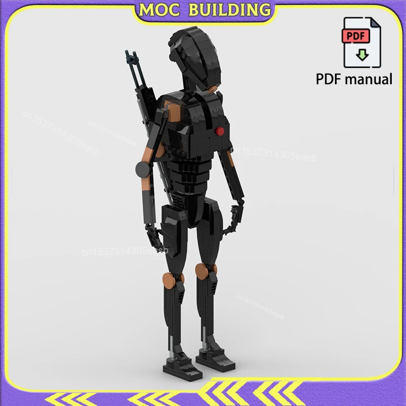 

Sci-fi Battle Robot Model Bodyguard Moc Building Blocks Space Movie Bricks Creative Toy Gifts for Boys Girls