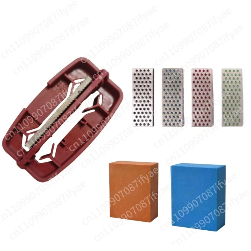 Snowboard single and double board edge trimmer, multi-angle trimmer, snowboard rust and deburring slip