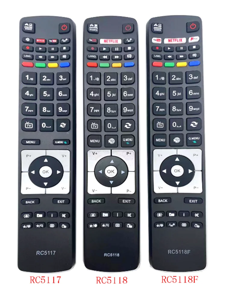 J0PB-Service de Remplacement de Télécommande de Télévision, Smart TV, Accessoire pour Uration RC5117 RC5118 RC5118F