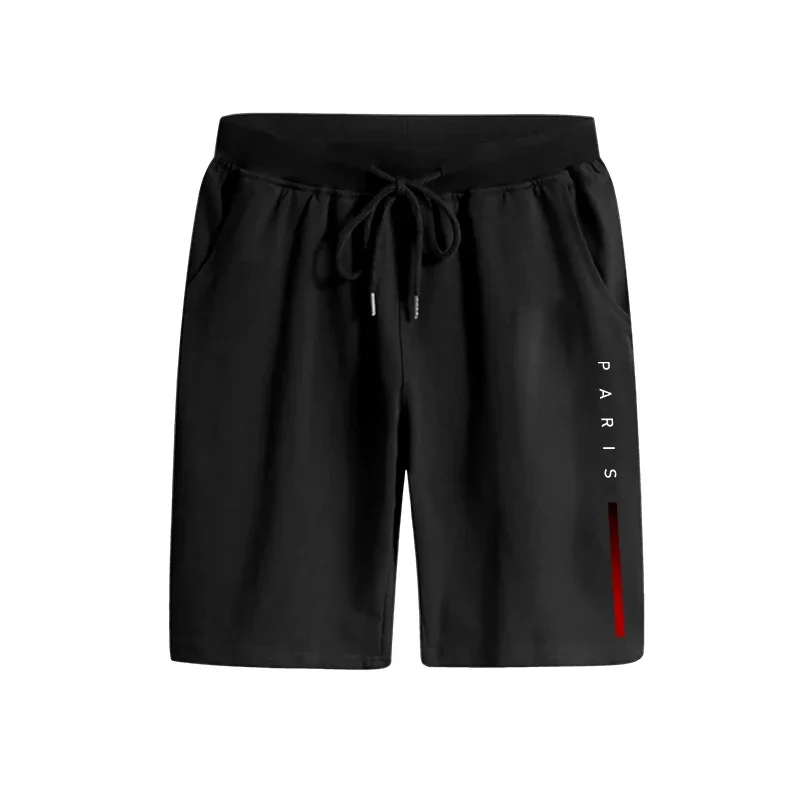 Zomer Heren Trainingspak Ronde Hals T-shirt en Sportshorts Heren Thuis Outdoor Comfort Casual Outfit Parijs Print T-shirts Co-ords