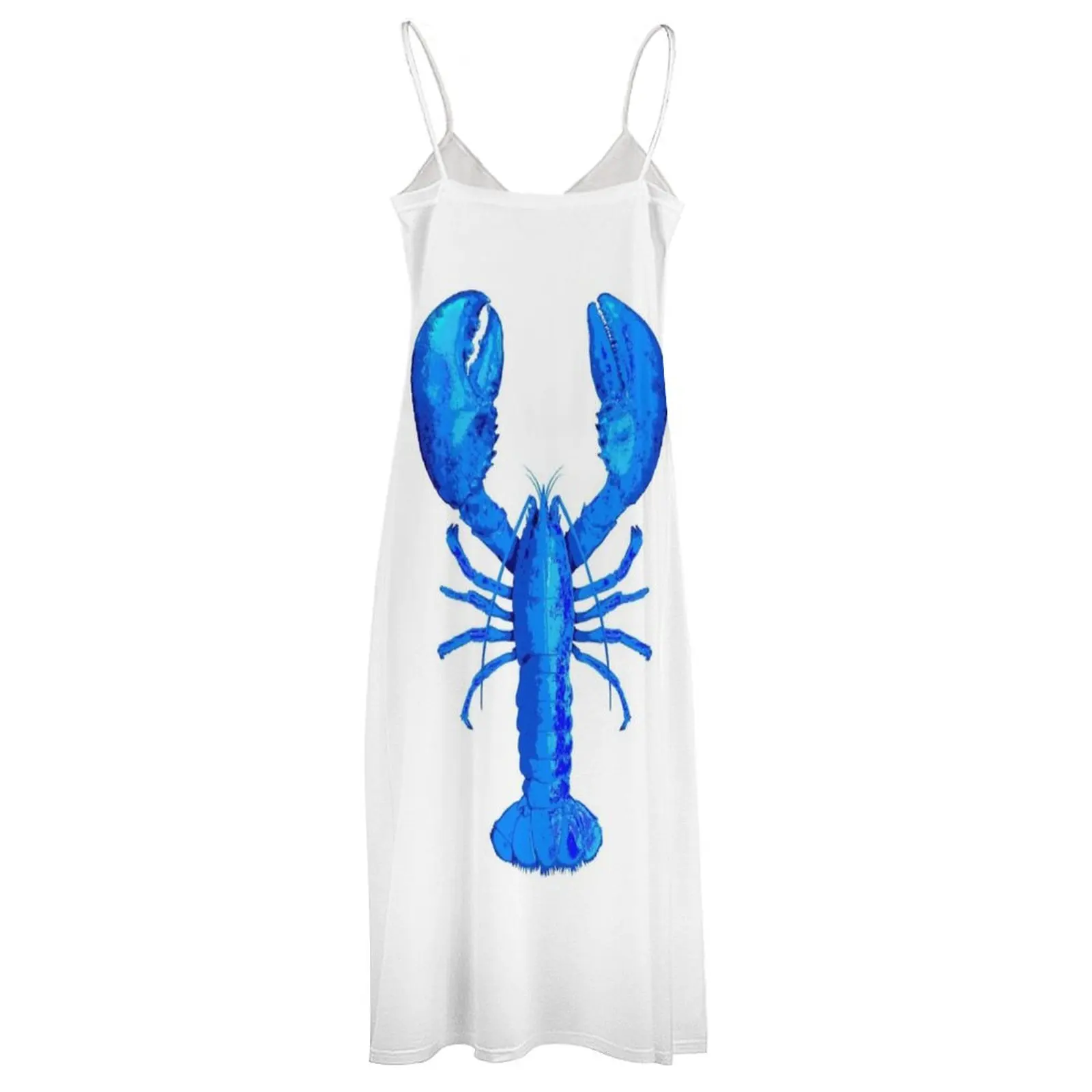 Blue Lobster Sleeveless Dress clothing women summer 2023 dresses for prom