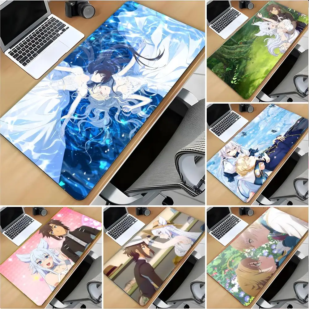 World With Level 2 Super Cheat Powers Mouse Pad Large Mouse Pad Desk Mat Non‑Slip Gaming Board Game Mat with Stitched Edges