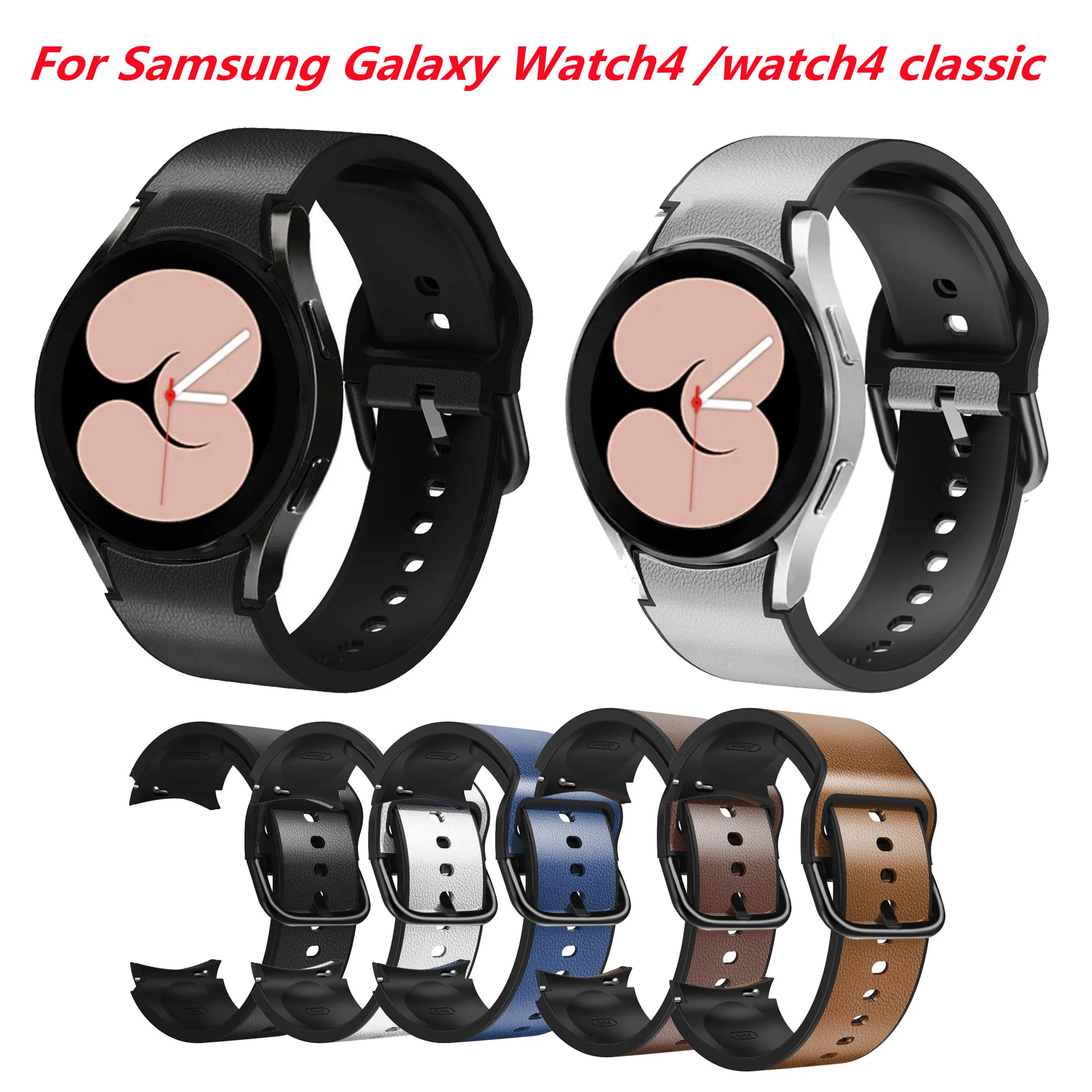 Watch Band For Samsung Galaxy Watch 4 classic 46mm 42mm smartwatch Silicone Sports Bracelet Galaxy Watch 4 44mm 40mm Strap