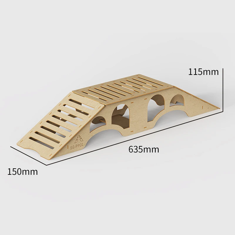 Rc รีโมทคอนโทรลรถรุ่น 1/24 1/18 1/43 ไม้เดสก์ท็อปปีนเขารถ Prop จําลองอุปสรรค Off-Road Steep Slope Rocker