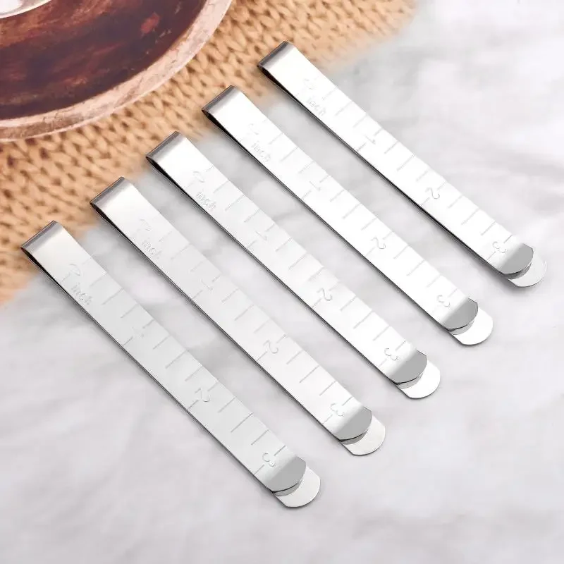 /5pcs Metall nähen Crimp clip Edelstahl Näh clips für DIY Kleidung Nähen Pinning Markierung Quilten Lineal Werkzeug – Detail 1