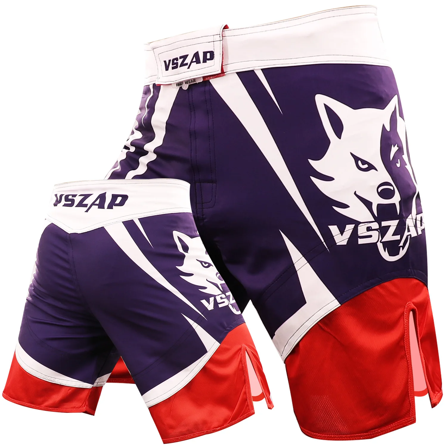 

Training Competition MMA Shorts Vszap Wolf Muay Thai Boxing Pants Beach Fitness Sports Running Combat Bjj Jiujitsu Fight Trunks