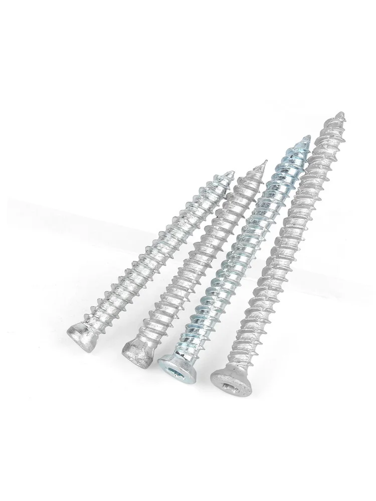 7.5mm 8.8 Grade Carbon Steel Thread Self Cutting Tapping Screws Torx Socket Head T30 Screw Bits Concrete Cement Door