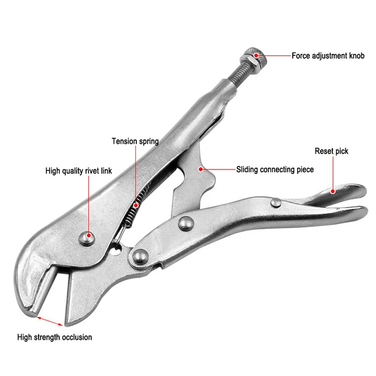 7mm Straight Strong Pliers Crimping Tool Refrigeration Cutter Fridge Copper Pipe Tube Sealer Cooling System Sealing Pliers Tool