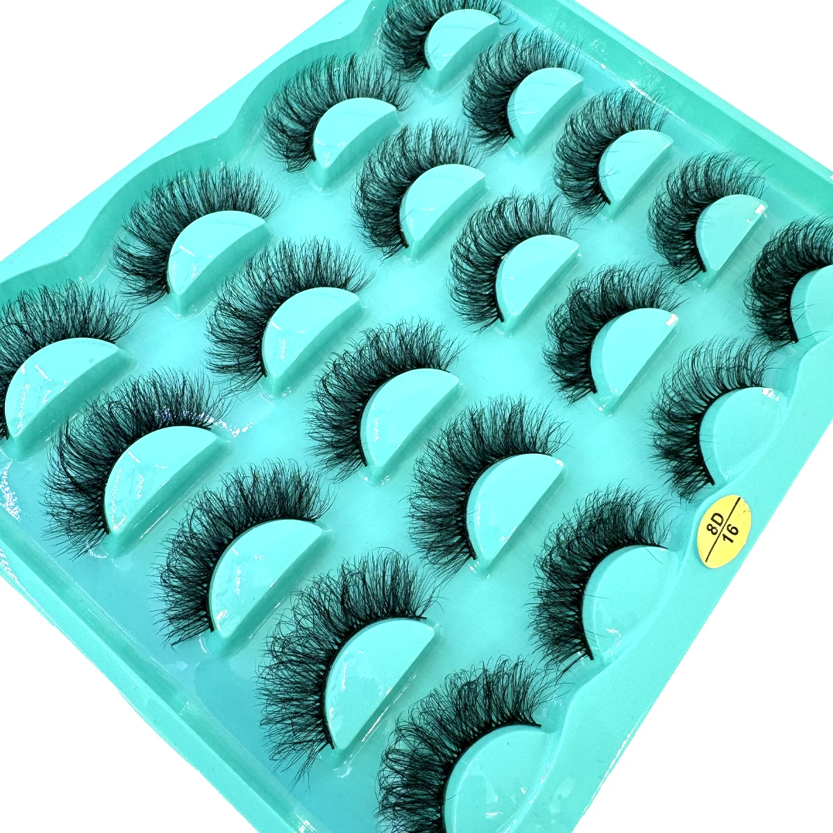 10 Pairs 3D Faux Mink Wispy False Eyelashes