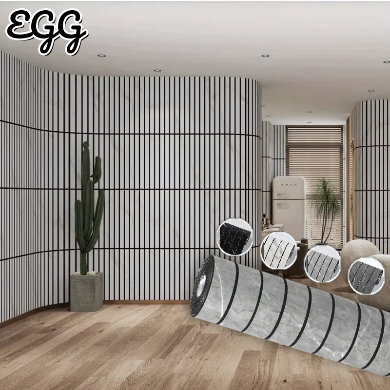 

Решетка с каменным узором, наклейка на стену, мраморная полосатая 3D текстура, толстые самоклеящиеся обои для фона, стены, потолка, кухни