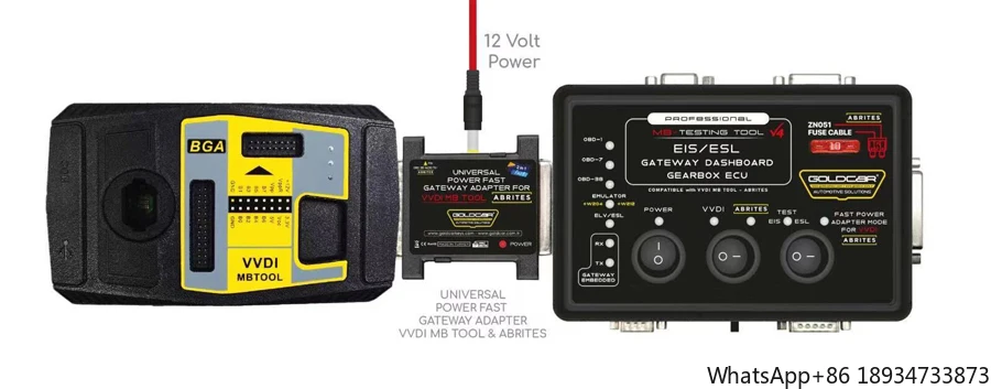 Profissional EIS ESL Dashboard Gateway Testing Tool, Suporte FBS4, Trabalhando com MB IM608 AVDI VVDI