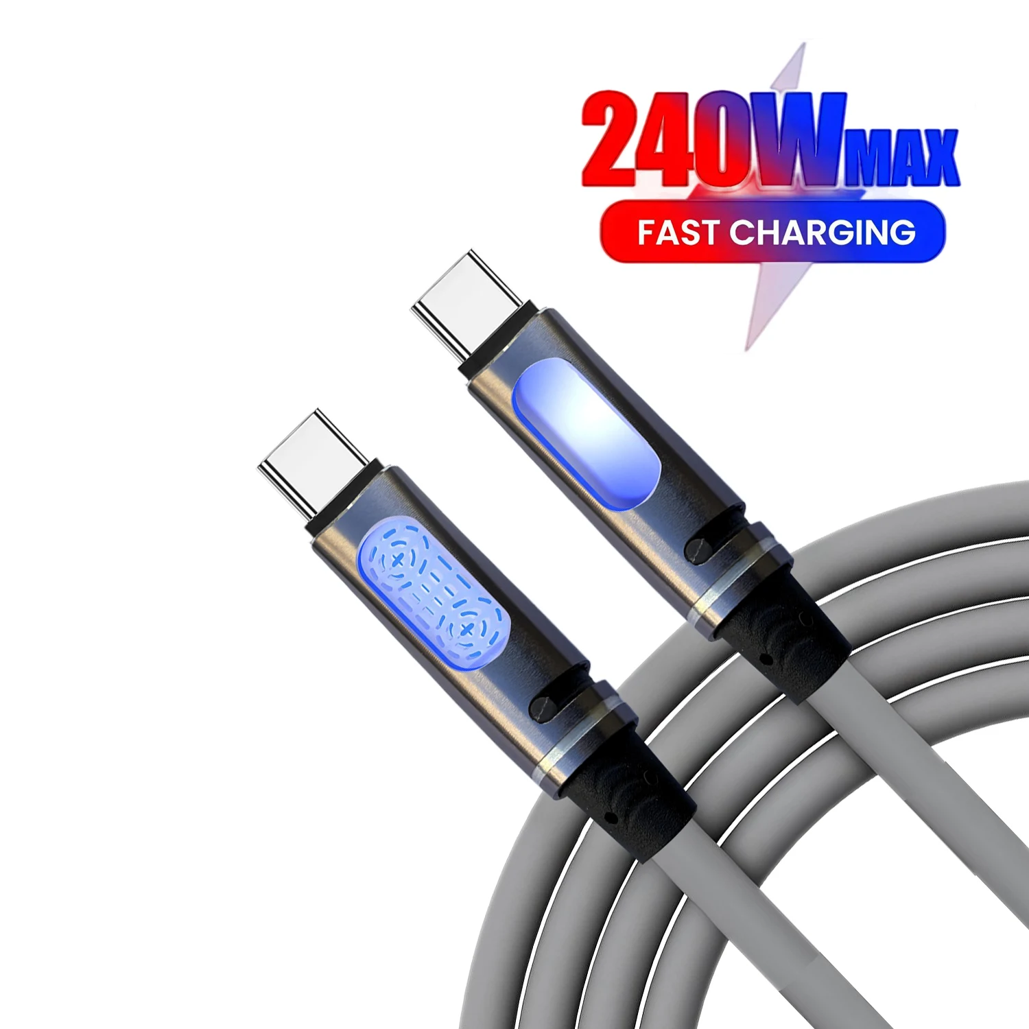 

USB C to USB Type C Cable for 17 16 15 Pro Quick Charge PD 240W Fast Charging for Samsung Xiaomi mi 10 Charge Cable