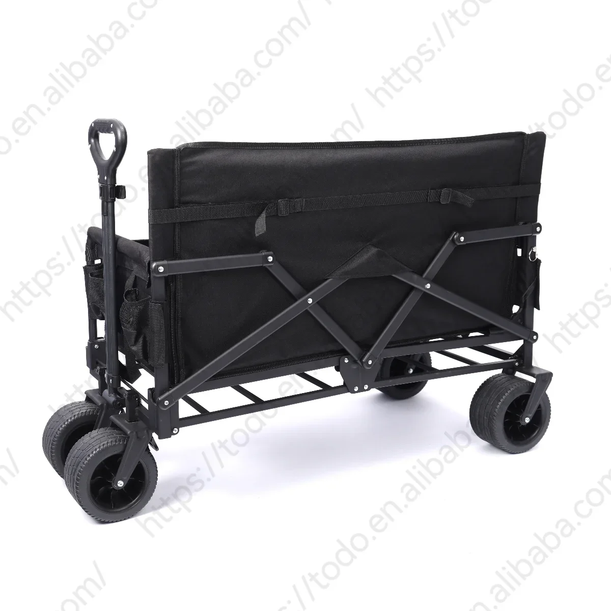 Exclusive Design Outdoor Camping Folding Wagon Cart Wholesale New Design Multiple Function All Terrain Wheels Trolley Stroller