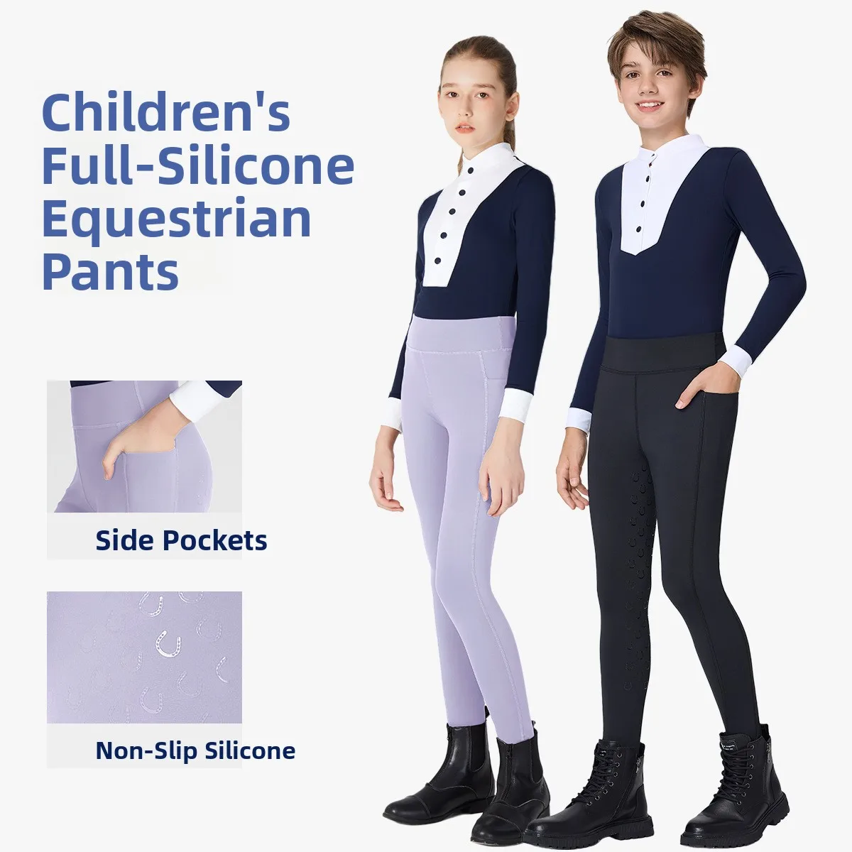 pantalones-de-equitacion-para-ninos-cintura-alta-ajustados-con-cinturon-de-silicona-bolsillo-pantalones-de-montar-a-caba
