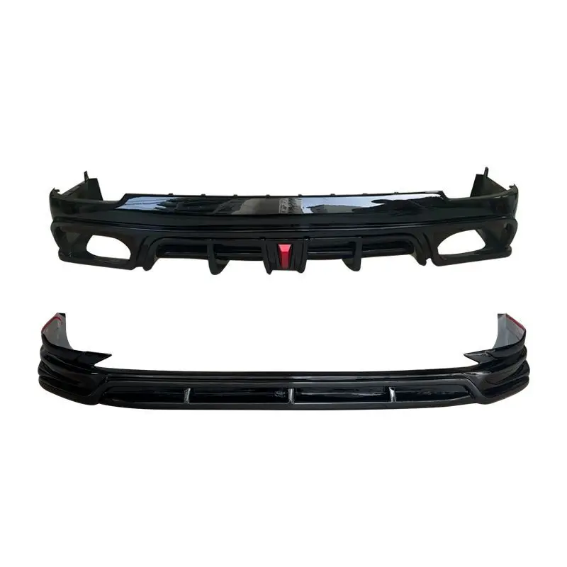 

Suitable for 22-24 Tiggo 8pro modified front lip and rear spoiler, body front shovel with light rear lip appearance