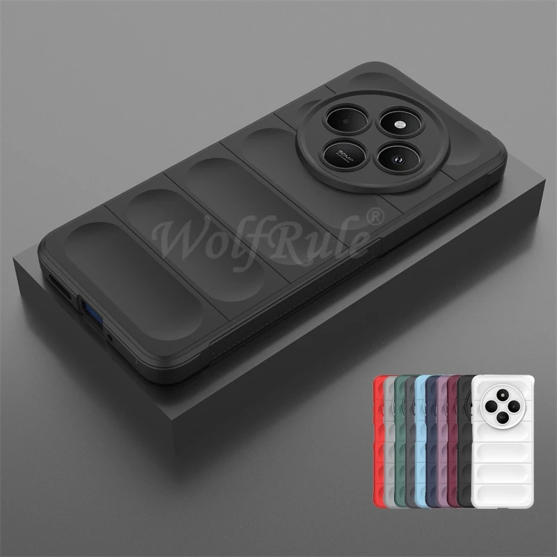 

For Poco C75 Case Cover Poco C75 Capas New Shockproof Phone Back Anti-Drop Armor Bumper Soft TPU For Fundas Xiaomi Poco C75 C 75