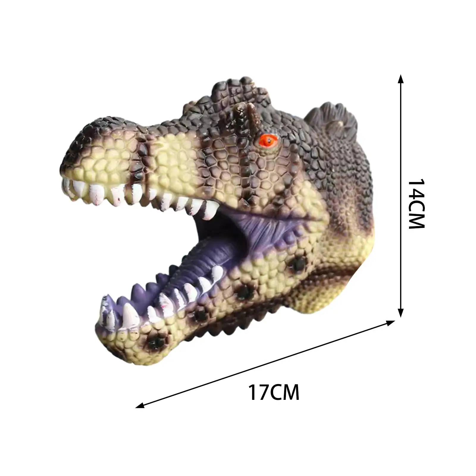 Marionnette à main de dinosaure, jouet coule de d37, jouets de tête d'animal marionnette à main d'animal