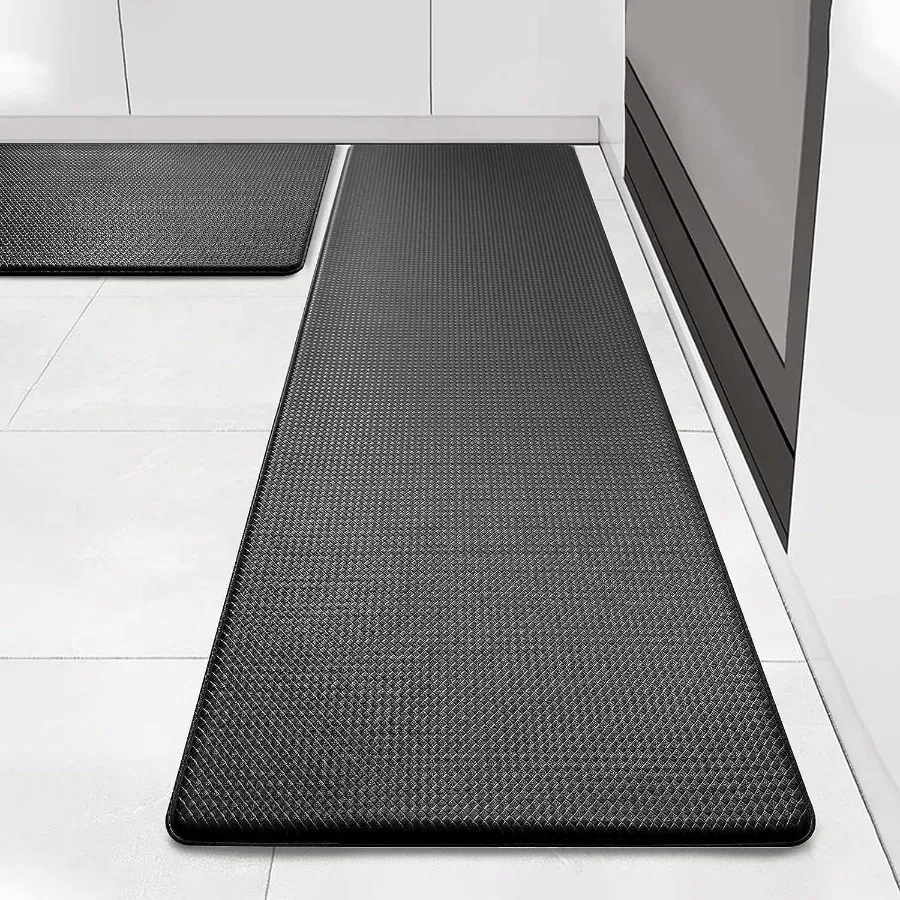 

Kitchen Rugs Set of 2 NonSlip Kitchen Mats for Floor Ergonomic Cushioned Anti Fatigue Mat Waterproof Standing Mat for Home Offi