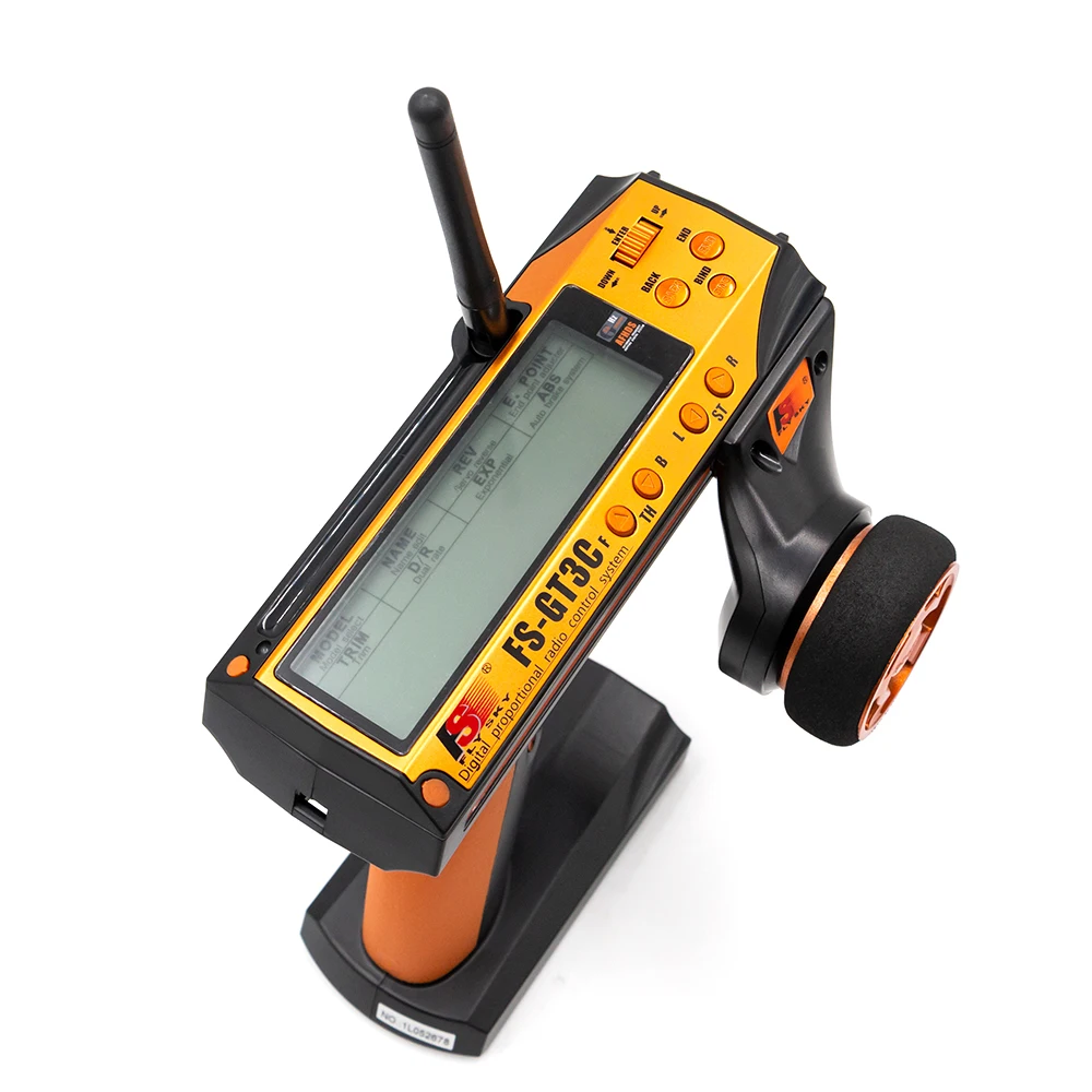 Flysky FS-GT3C 2.4Ghz 3CH Remote Controller LCD Transmitter w/ FS-GR3E Receiver for RC Car Boat