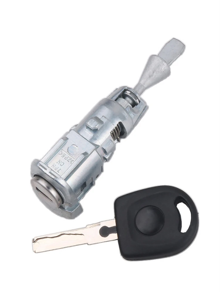 XIEAILI OEM Cylinder Zamka Samochodowego Lewych Drzwi, Zamek Wkładkowy do VW Sagitar 2006-2011 z 1 Kluczykiem — zdjęcie 2
