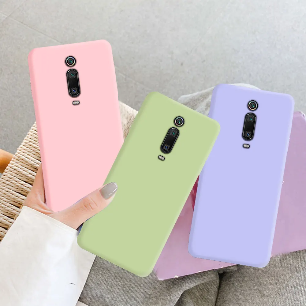 For Xiaomi Mi9T Pro Case Matte Silicone Back Cover For Xiaomi Mi 9T 9 T Phone Cases For Redmi K20 Pro Fundas Coque