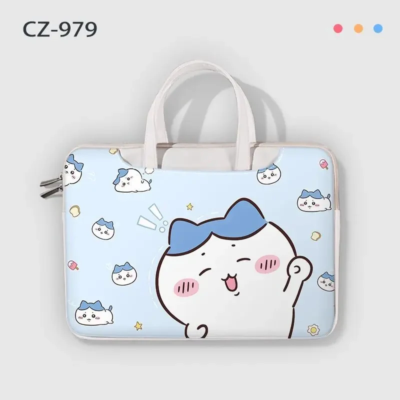 Chiikawa Cartoon Animal Laptop Bag Protective Sleeve Case With Handle Portable Computer Cover For Travel Office