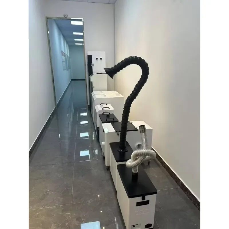 Mobile Industrial Workshop Smoke Exhaust System Purifier with Hepa Filter for Laser Marking Welding Soldering Iron