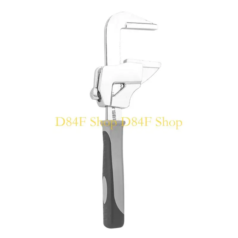 

D84F F Type Adjustable Wrench Steel Bathroom Sink Wrench Household Pipe Spanners