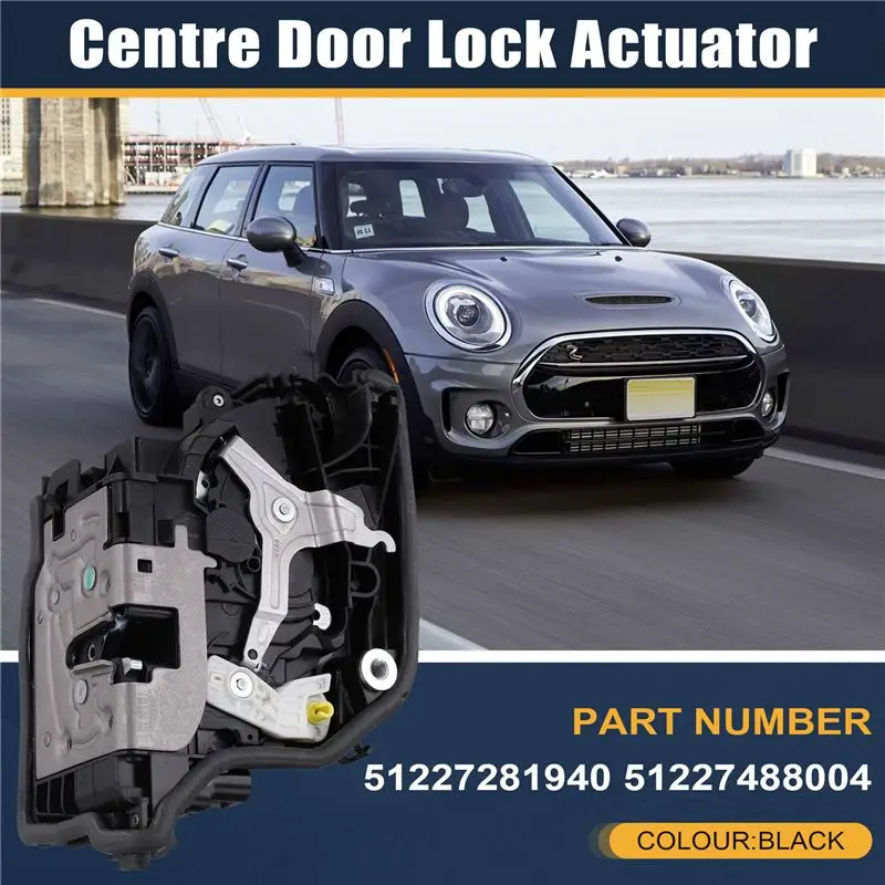 Plain 51227281940 Car Rear Right Centre Door Lock Actuator For BMW X1 X2 X5 X6 Cooper Clubman Countryman 2016-2021 51227488004