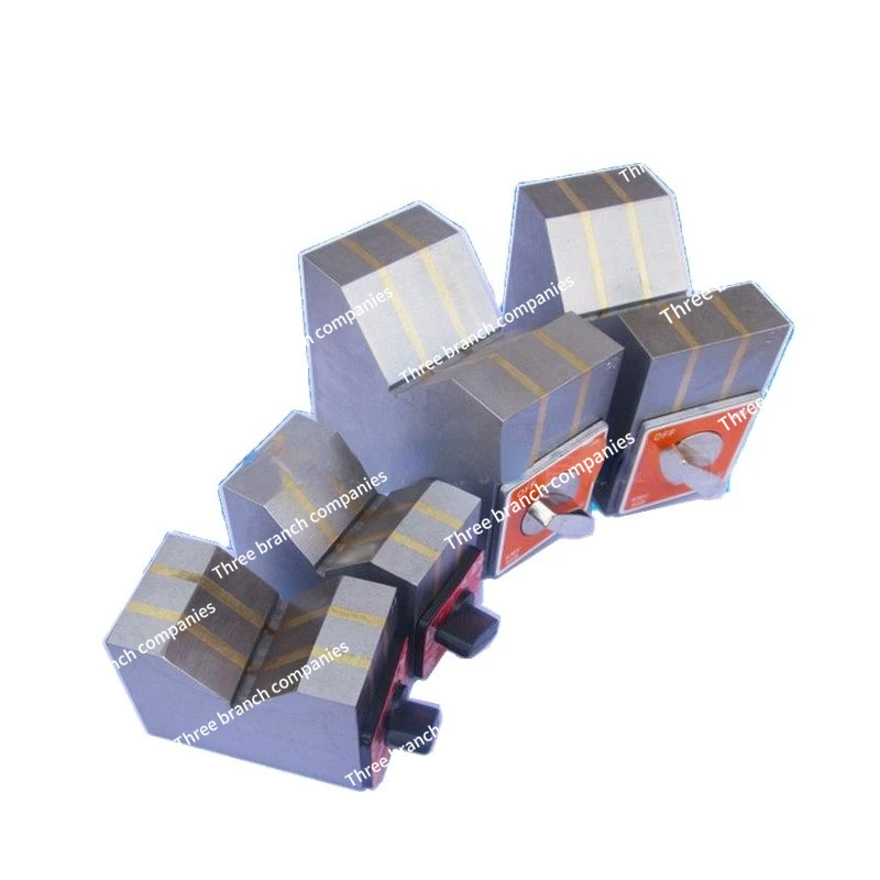 

Double 50B Magnetic V-shaped Block Triangle Magnetic Table Scribing V-shaped Iron Wire Cutting Magnet 80B Magnetic Seat 125B