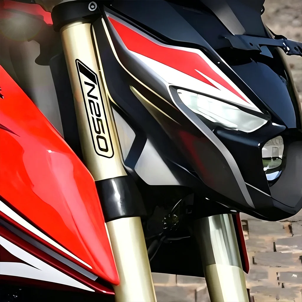 For Bajaj Pulsar N250 250N N 250 2022-2025 3D Resin Gel Emblem Sticker Motorcycle Stickers Moto Modified Accessories Decor Decal