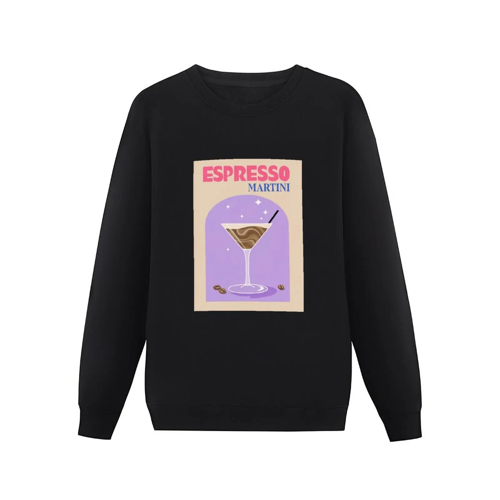 Espresso Martini Retro Cocktail Bar Poster Pullover Hoodie japanese style mens designer clothes mens clothes sweatshirt men