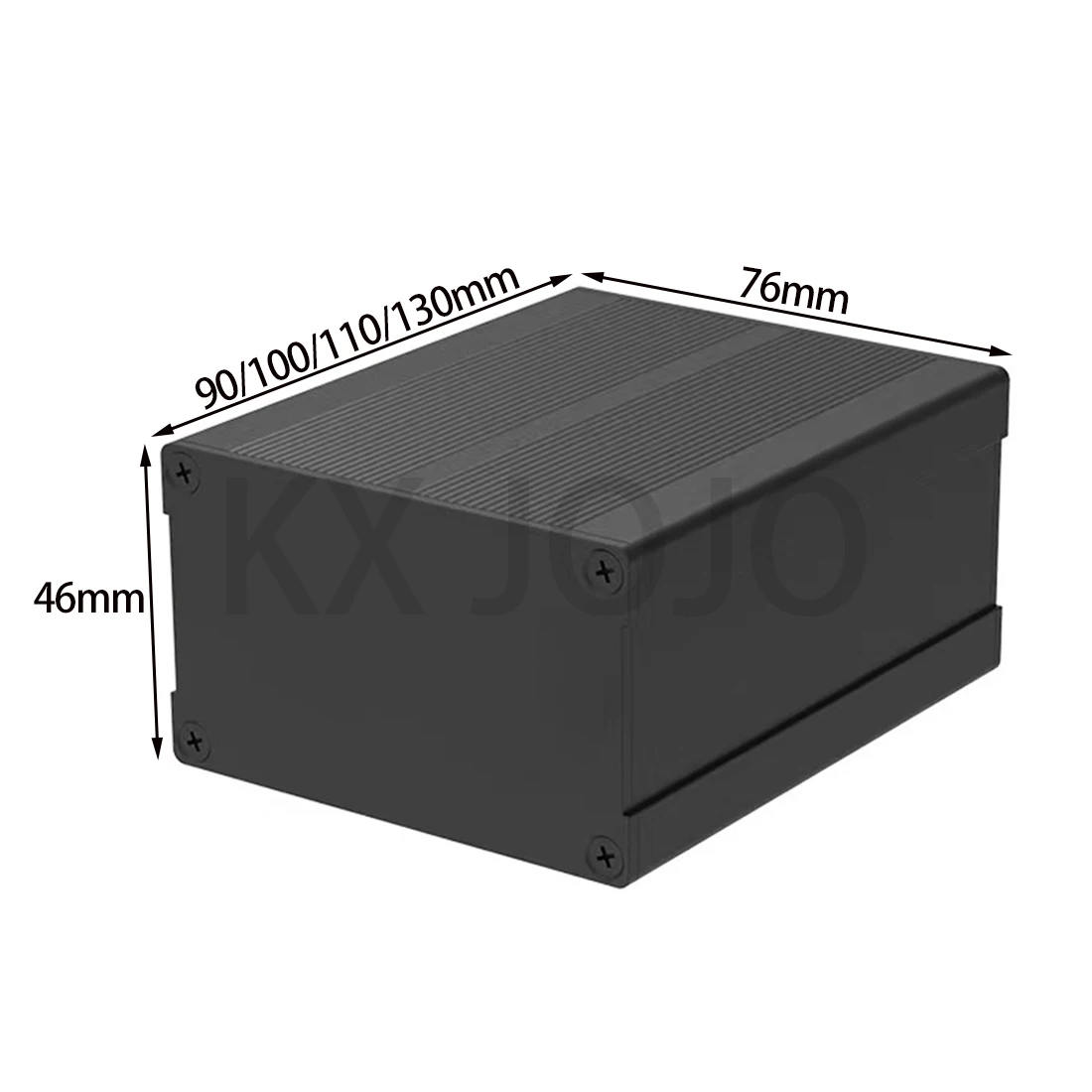 

Aluminum Enclosure 76*46*100/110/130mm Waterproof Box Profile Enclosure Custom Power Controller Alloy Instrument