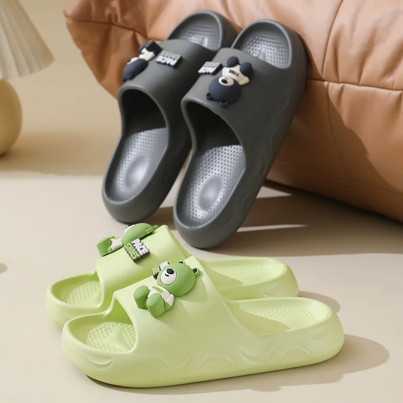 Schattig Paar Zomer Slippers Dames Heren Comfortabele Zachte Zool Indoor Slippers Dames Antislip Badkamer Slippers Slippers